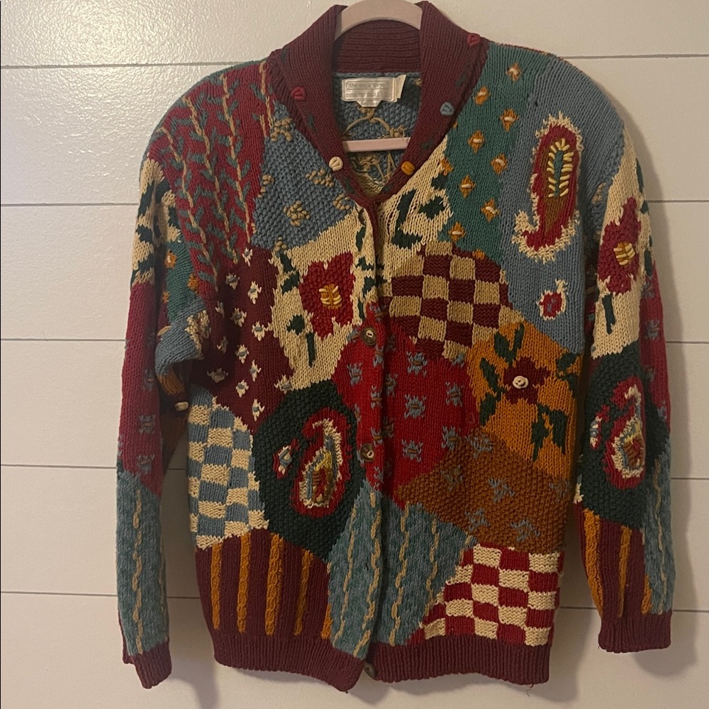 Vintage Hand Knit Sweater from The Eagles Eye Size L